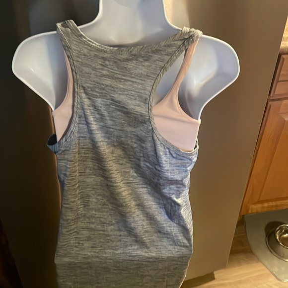 🚫SOLD🚫 Gray Mesh Tank Top - Picture 5 of 10